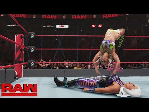 WWE 2K19 RAW ALEXA BLISS (W/NIKKI CROSS) VS DANA BROOKE