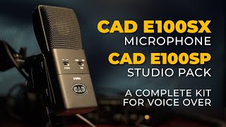 Video thumbnail for CAD E100SP / CAD E100SX Microphone: Complete Voice Over Kit! by Matt Spaugh