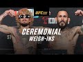 UFC 299: Ceremonial Weigh-In