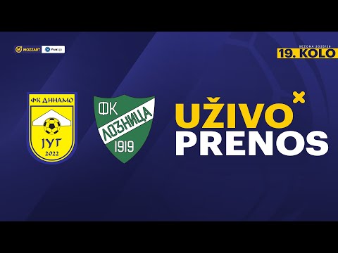 SU Dinamo Jug - Loznica Mozzart Bet Prva liga Srbije 2025/26 19. Kolo