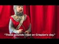 5 year-old Henry V St. Crispin's Day speech ...