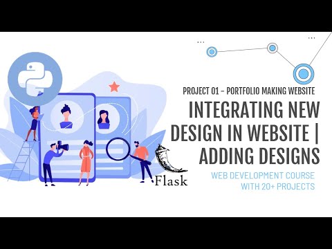 1 HINDI Project 1 Portfolio Making Website Using Flask Creating Home Page