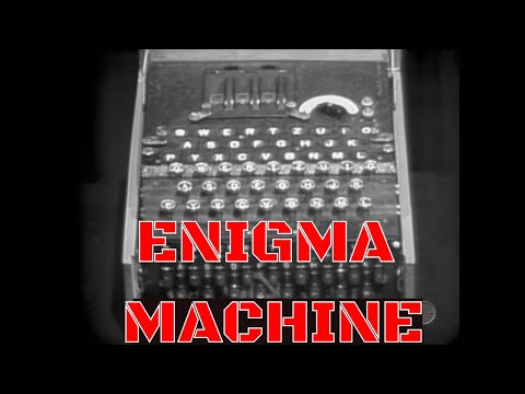 DEMONSTRATION OF GERMAN ENIGMA MACHINE   WWII SECRET CODE DEVICE 70962