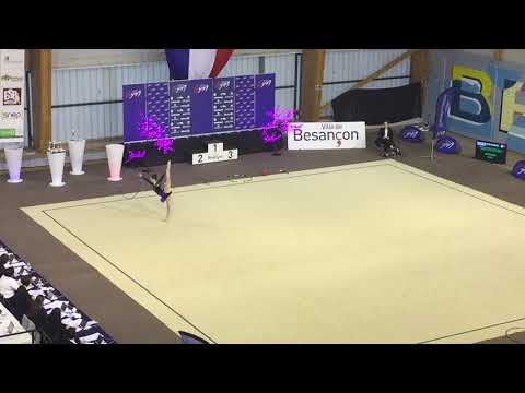 Léa Zanon cerceau - Nat B 18 ans et + - France Besançon 2018