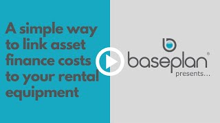 A simple way to link asset finance costs to your rental equipment
