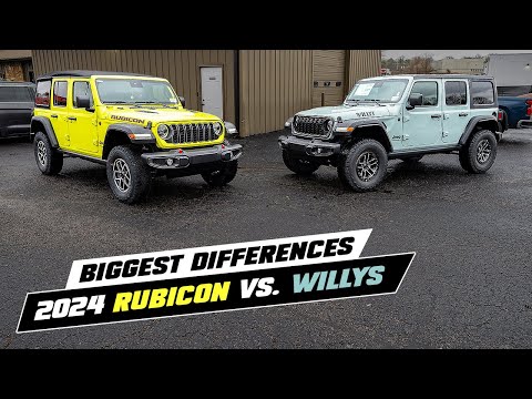 2024 Jeep Wrangler Rubicon vs 2024 Jeep Wrangler Willys