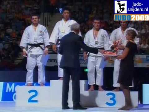 Judo 2009 Rotterdam: Medal Ceremony [-90kg].