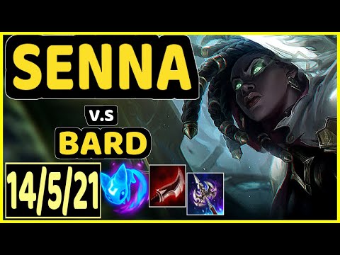 FARFETCH (SENNA) vs BARD - 14/5/21 KDA BOTTOM SUPPORT GAMEPLAY - EUW Ranked DIAMOND