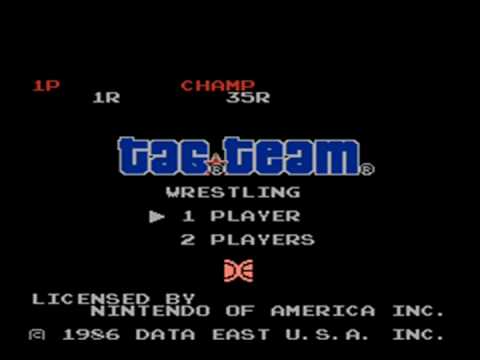 tag team wrestling nes game