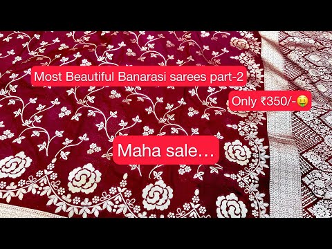 #Salealert🔔#reasonable#beautiful#georgette#softsilk#khaddi#banarasisaree#wholesalerate#maimunasaree