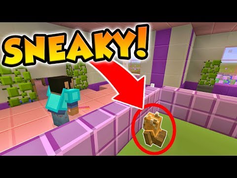 HIDING AS A TINY PERSON IN MINECRAFT HIDE AND SEEK!