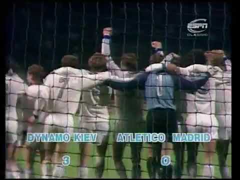 European Cup Winners Cup final Dynamo Kiev - Atletico Madrid 3-0 (2 May 1986)