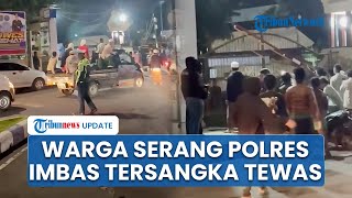 Puluhan Warga Serang Polres Lumajang Imbas Kematian Tersangka Pencurian, 18 Warga Sempat Diamankan
