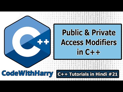 Classes Public and Private access modifiers in C | C Tutorials for Beginners 21