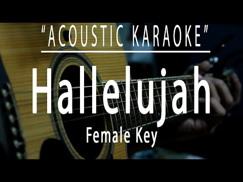 Hallelujah - Female Key (Acoustic karaoke)