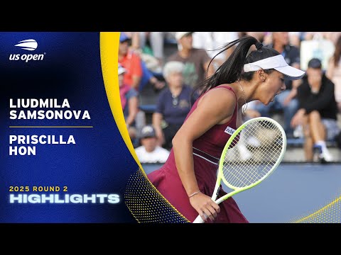 Liudmila Samsonova vs. Priscilla Hon Highlights | 2025 US Open Round 2