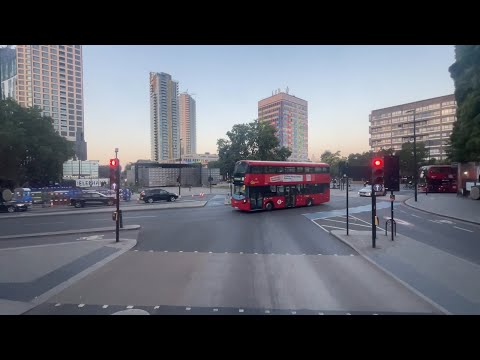 FULL ROUTE VISUAL | London Bus Route 35: Shoreditch - Clapham Junction | SN66 WPE (EH129)