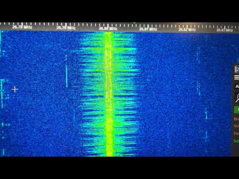 26.800 MHz FM (not 26.805 MHz FM!) Absolute Beast of a Signal 11 Meter Freeband FM CB DX [G8JNJ SDR]