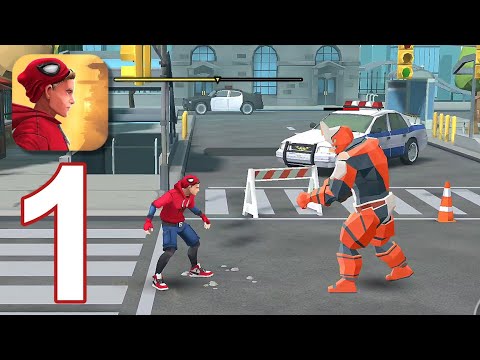 Spider Fighter: Superhero Revenge - Gameplay Walkthrough part 1 - Tutorial and Levels 1-16 (Android)