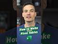 How To Create A Pivot Table In Excel In Seconds
