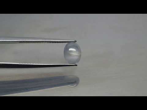 2.09 Ct. Unheated Natural White Star Sapphire Nigeria