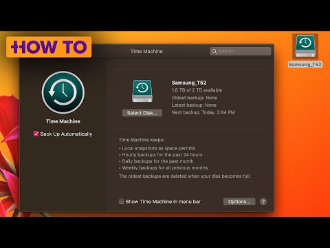 How to use Time Machine to backup your Mac
