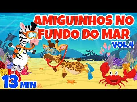Amiguinhos no Fundo do Mar Vol. 4 - Giramille 13 min | Desenho Animado Musical