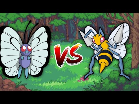 Butterfree vs Beedrill | Who Would Win? Pokemon Battle