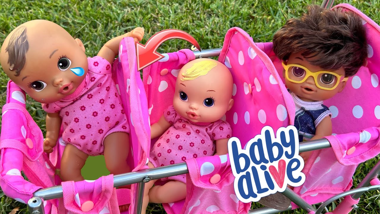 BABY ALIVE newborn girls Afternoon routine ☀️ | Paige has a accident! 😱