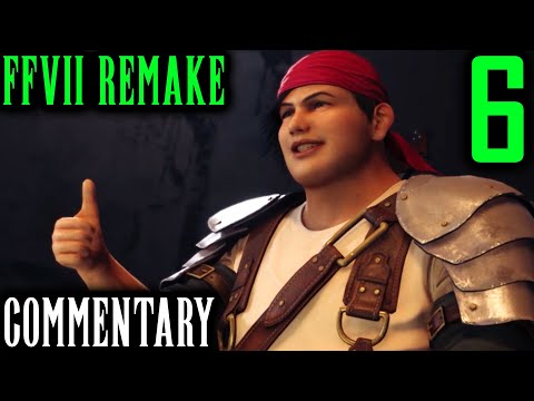 Final Fantasy VII Remake Walkthrough Part 6 - Cloud Helping Sector 7 Slums (Chapter 3)