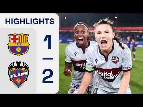 FC BARCELONA 1 - 2 LEVANTE UD | RESUMEN LIGA F