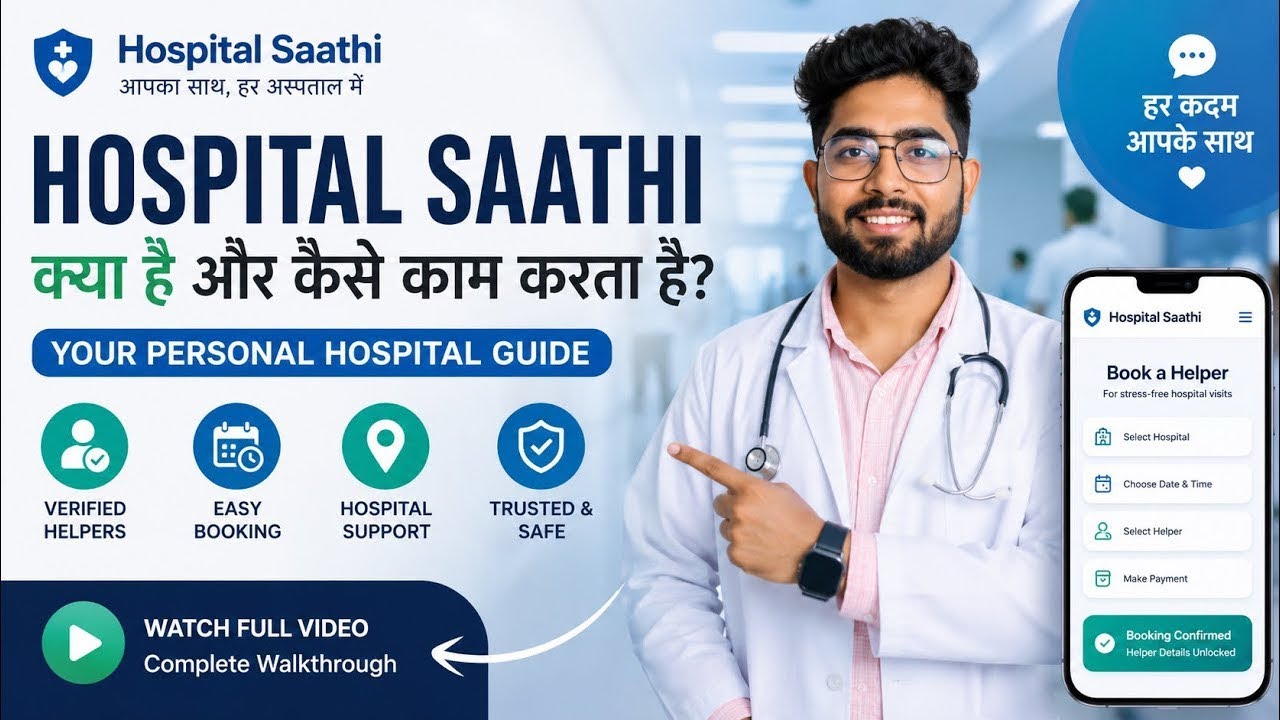 Hospital Saathi explained — Yogesh Bhaiya MBBS YouTube video