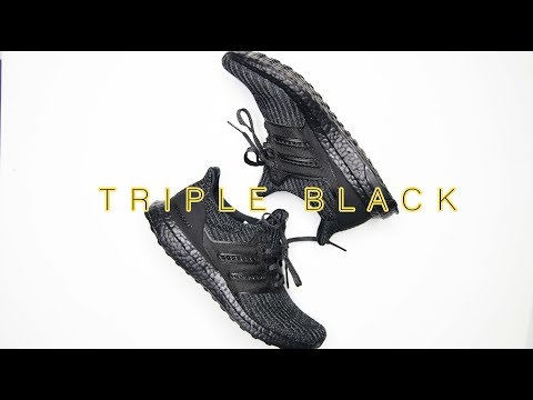 Adidas ULTRABOOST 4.0 TRIPLE BLACK // MOST FAVOURITE ULTRABOOST FOR 2018