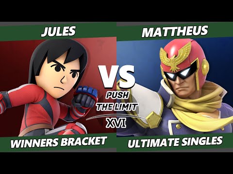 Push the Limit 16 - Jules (Mii Brawler) Vs. mattheus (Captain Falcon) SSBU Ultimate Tournament