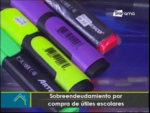 Sobreendeudamiento por compra de útiles escolares