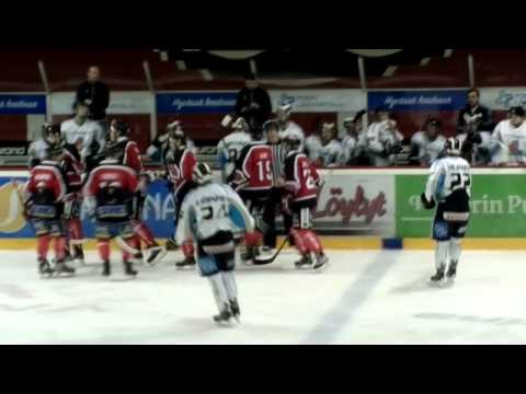 A-Ässät-Pelicans 4.1.2014. Oskari Lehtisen 1-1 tasoitus!