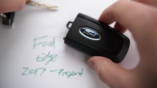 Ford Edge Remote Key Fob Battery Replacement 2017 2018 2019