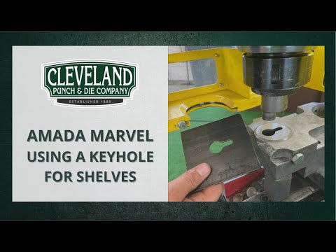 Using a Keyhole Punch for Shelving
