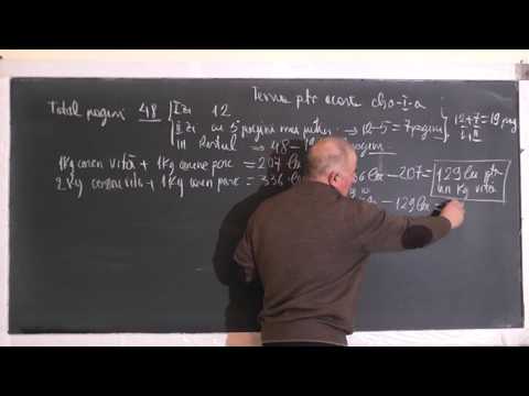 Lectia 1381 Probleme de aritmetica rezolvate prin metoda comparatiei - Clasa 1