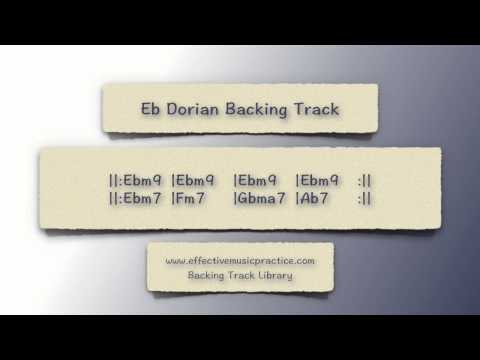 Eb Dorian Mode Backing Track