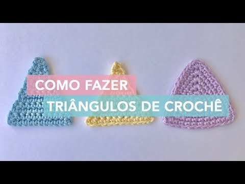 How to crochet flat Triangles | Advanced Amigurumi #2
