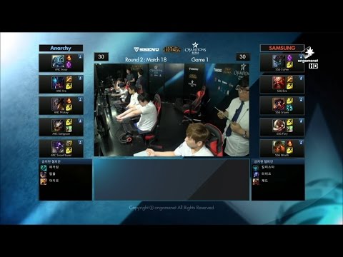 ANC vs SSG Game 1 Highlights - REBELS ANARCHY vs SAMSUNG GALAXY - Week 9 LCK Champions Korea Summer