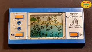 LCD Game / Handheld, Gakken Donkey Angler / fishing GAMEPLAY