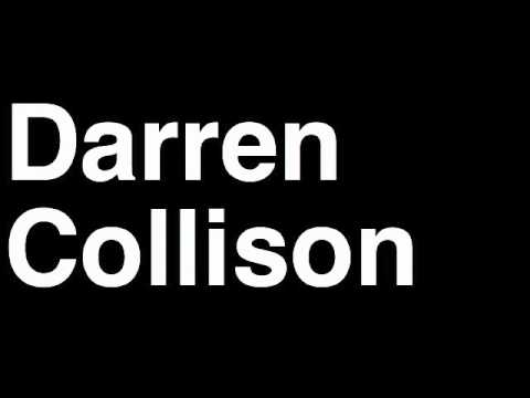 How to Pronounce Darren Collison Indiana Pacers NBA Basketball Player Runforthecube
