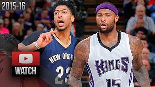 Anthony Davis - New Orleans Pelicans - DeMarcus Cousins - Sacramento Kings