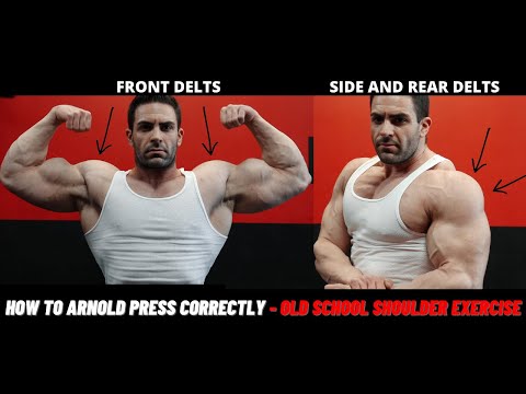 How To Arnold Press Correctly - Old School Shoulder Exercise