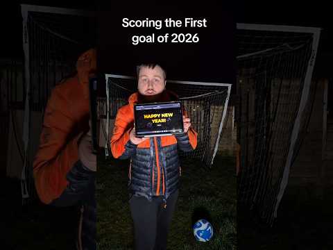 Scoring The First Goal Of 2026 #shorts