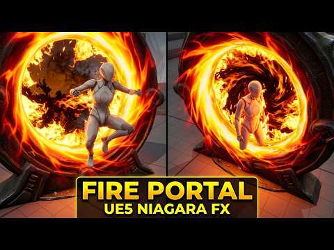 언리얼 엔진 5 나이아가라의 Fire Portal