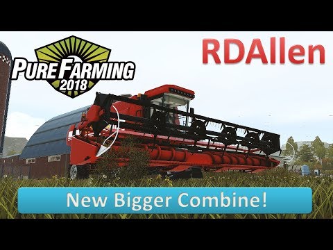Pure Farming 2018 Montana E21 - New Bigger Combine