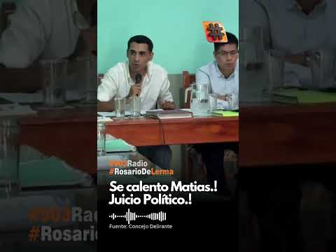 Matias Cruz Juicio Politico Rosario de Lerma